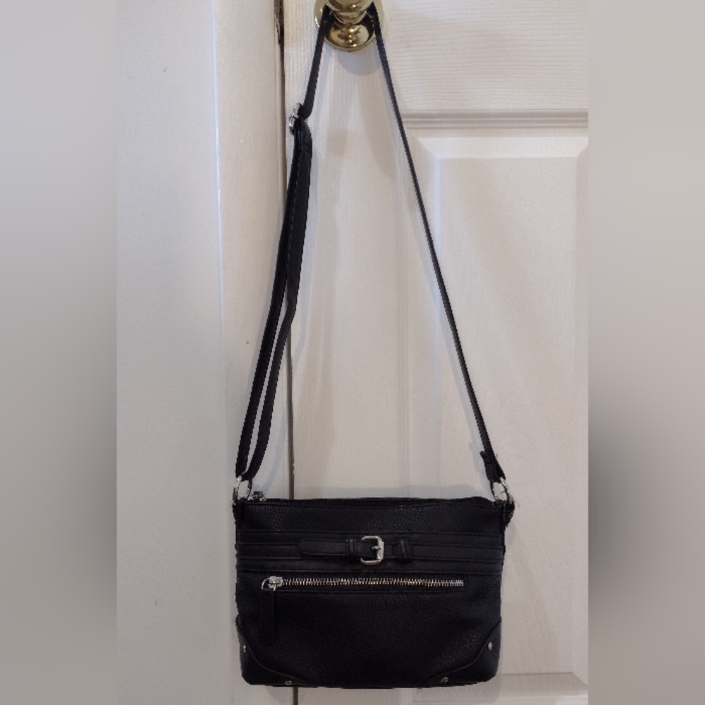 Time and Tru Black Crossbody Bag